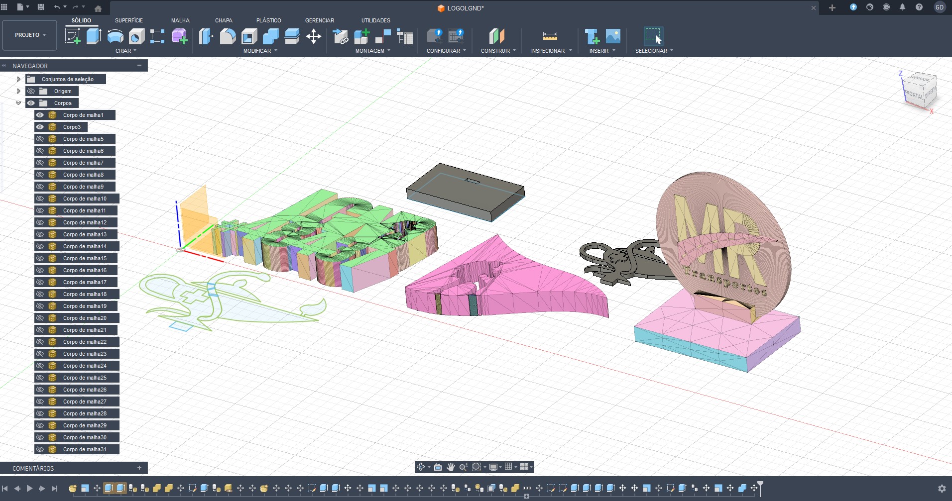 Prototipagem em PLA/PETG